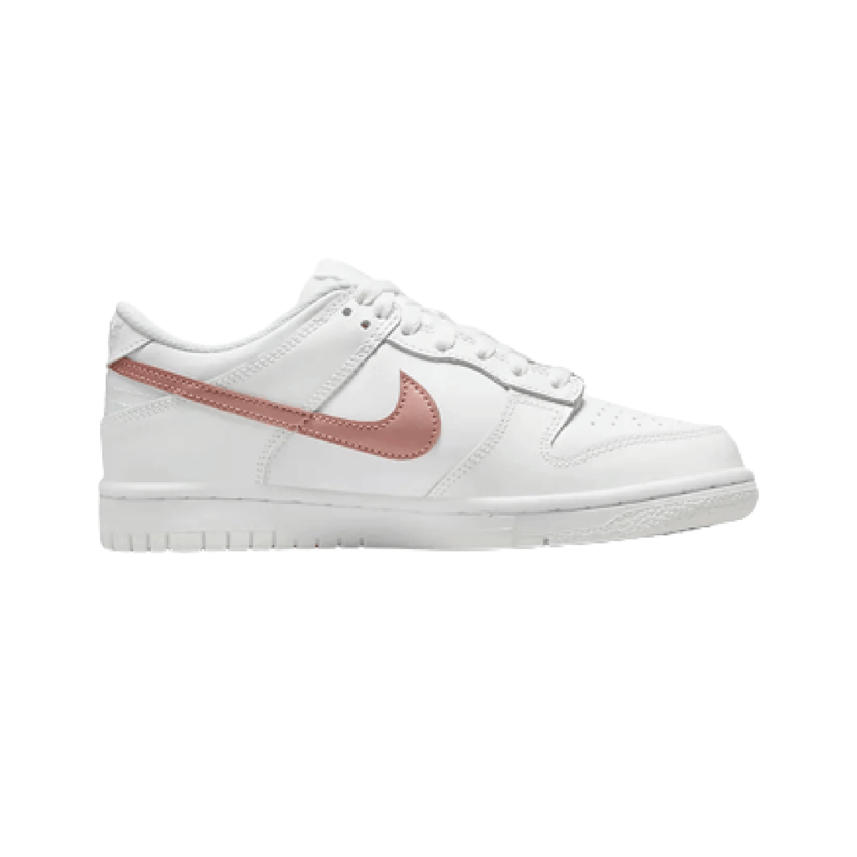 Dunk Low Older Kids’ Shoes – White