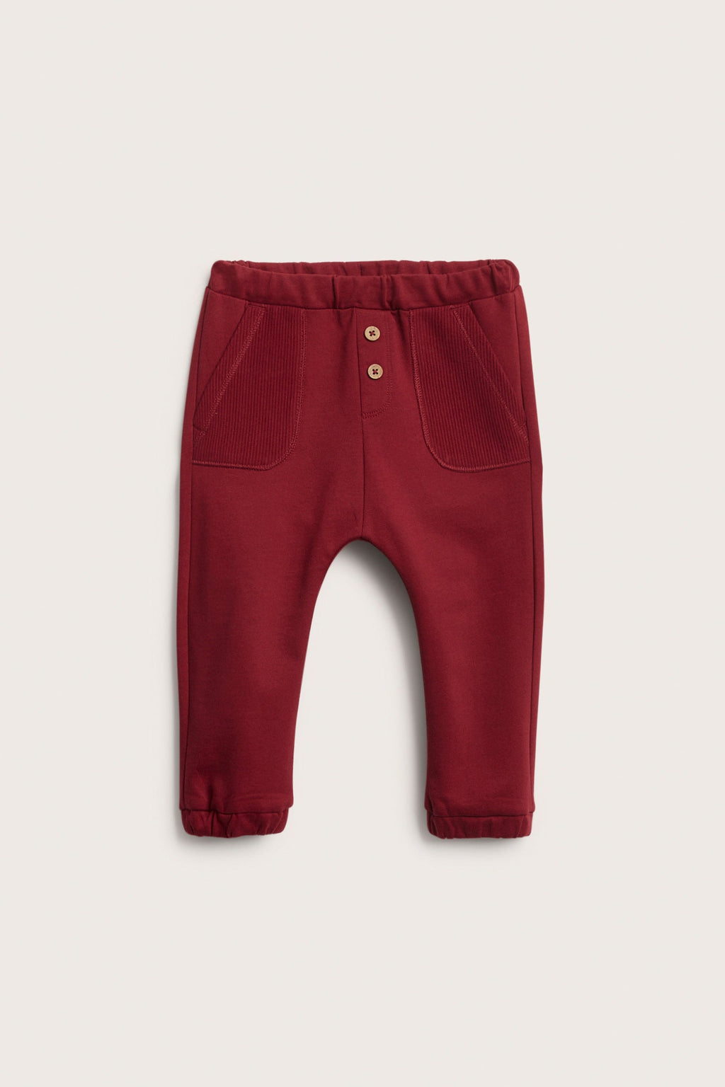 Baby red jogging trousers