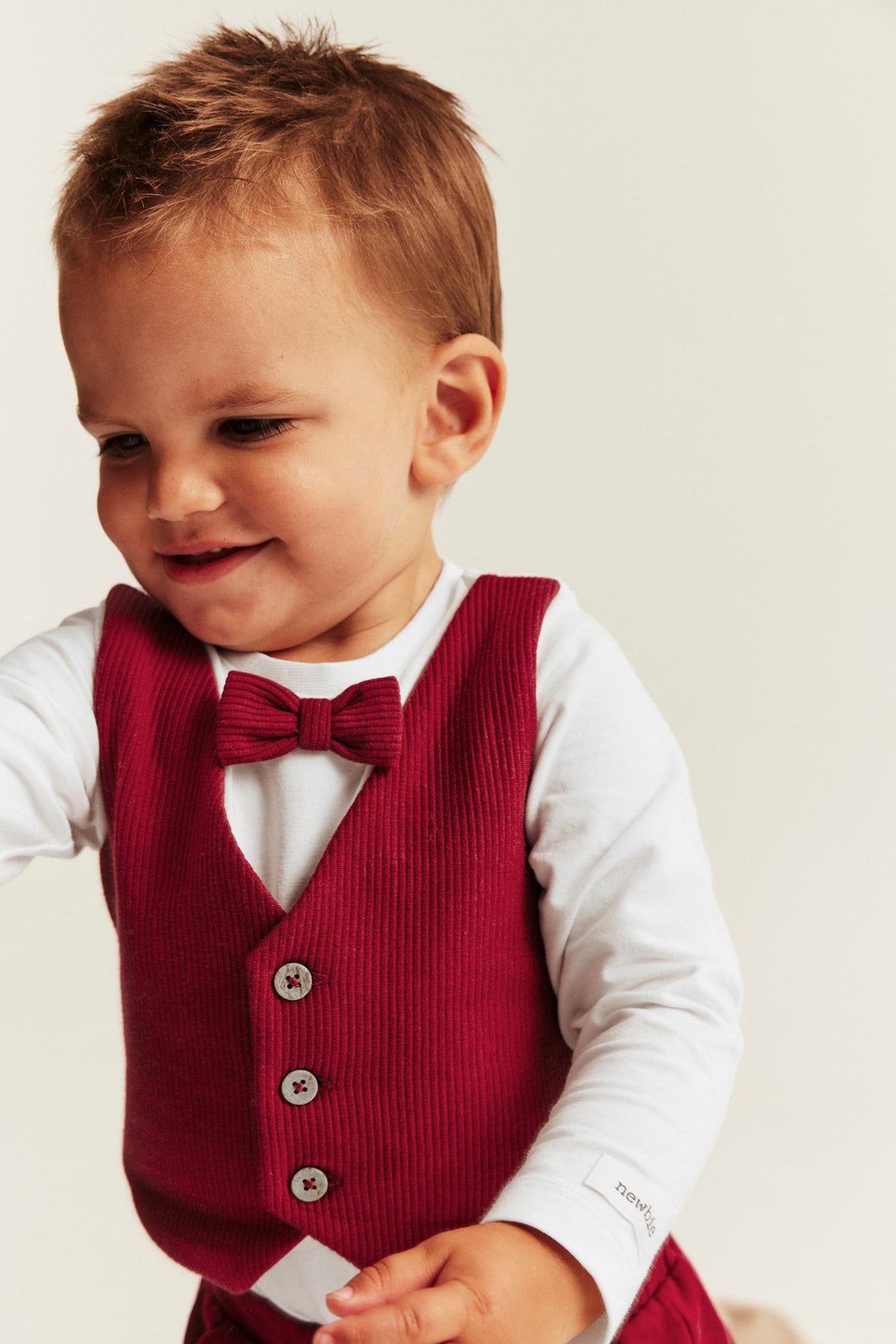 Baby red Christmas bodysuit