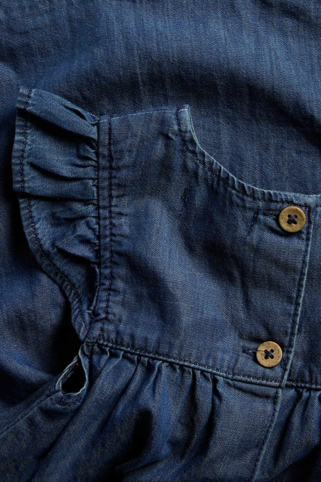 Baby blue denim dress