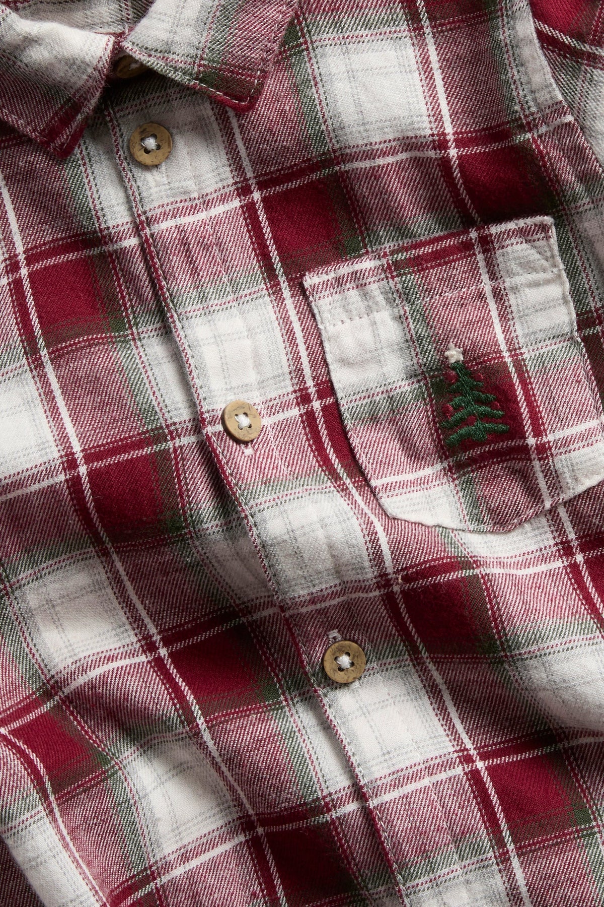 Baby red & white checked shirt bodysuit