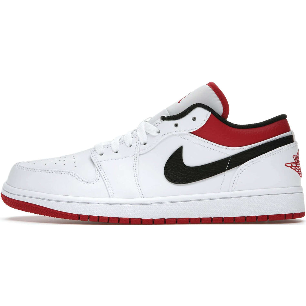 Jordan 1 Low White University Red Black