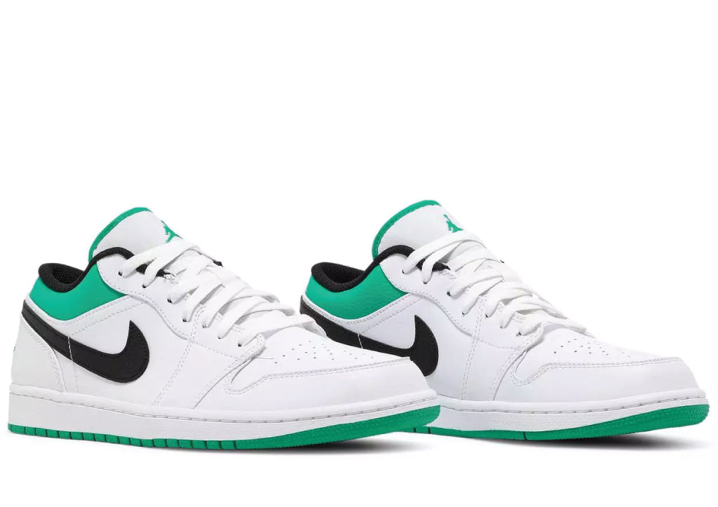 Air Jordan 1 Low White Lucky Green