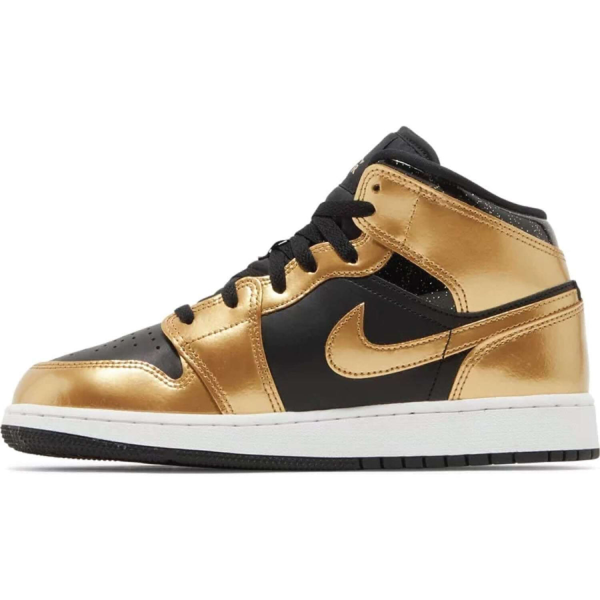 Air Jordan 1 Mid SE GS ‘Metallic Gold Black’