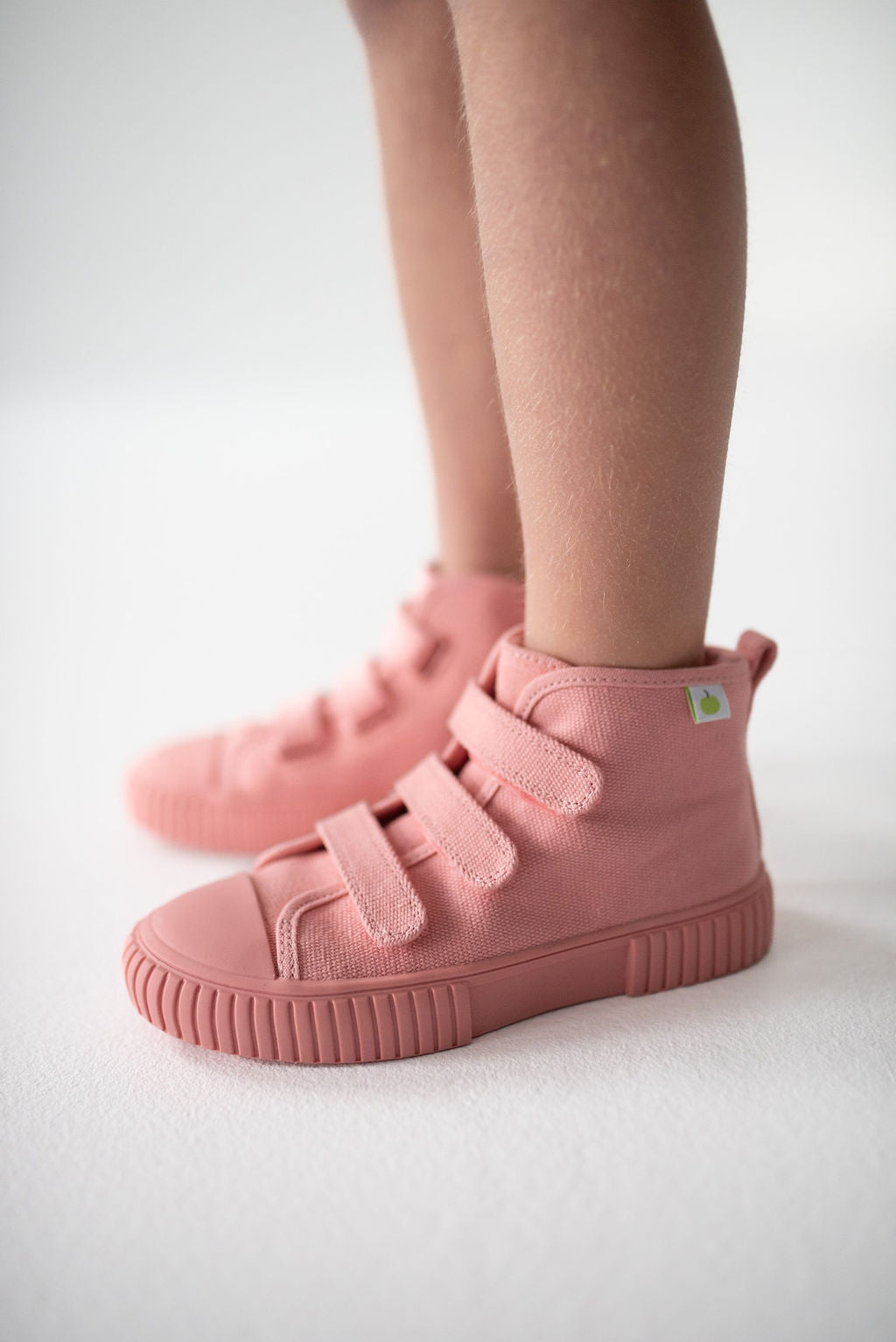 Organic Cotton High Top Sneaker - Pink