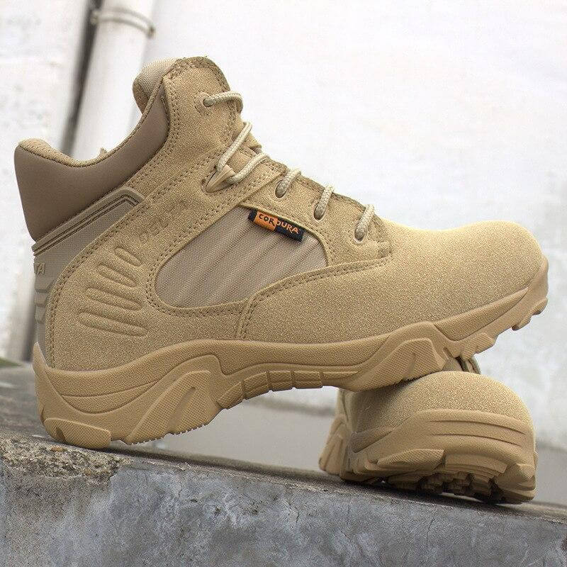 Leather Lace Up Desert Boots