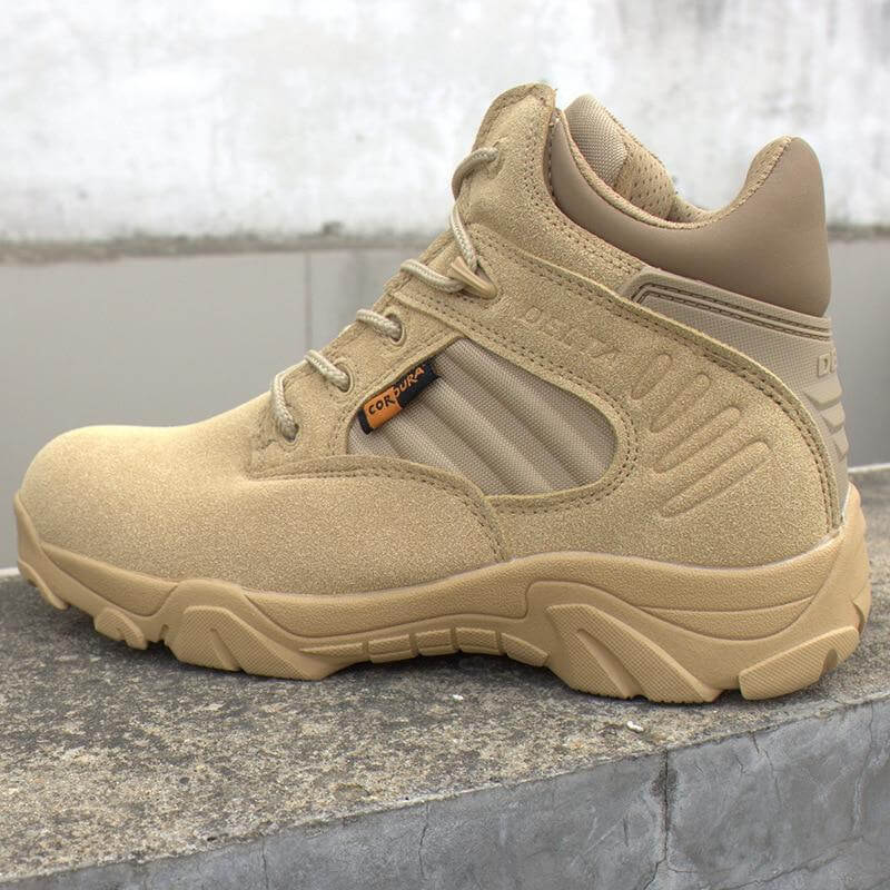 Leather Lace Up Desert Boots