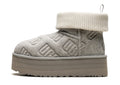 UGG Classic Mini Platform Felted Grey Women's