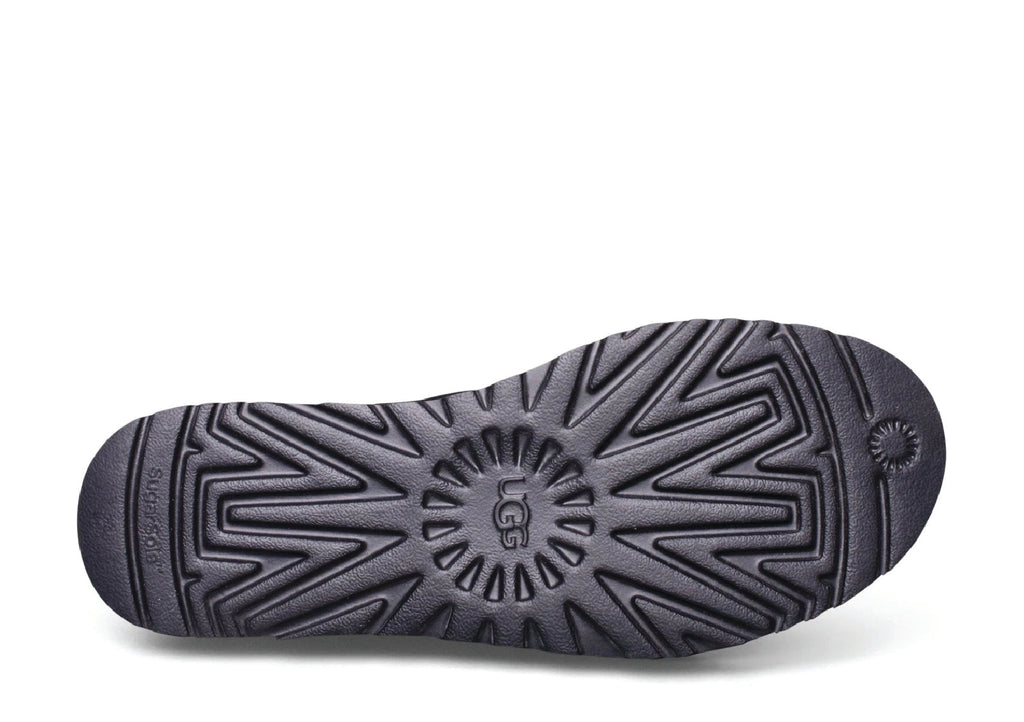 UGG Classic Mini ii Braid Platform  Black Suede Women's