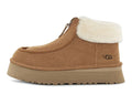 UGG Funkette Low Platform Boots Zip Ankle Booties Chestnut