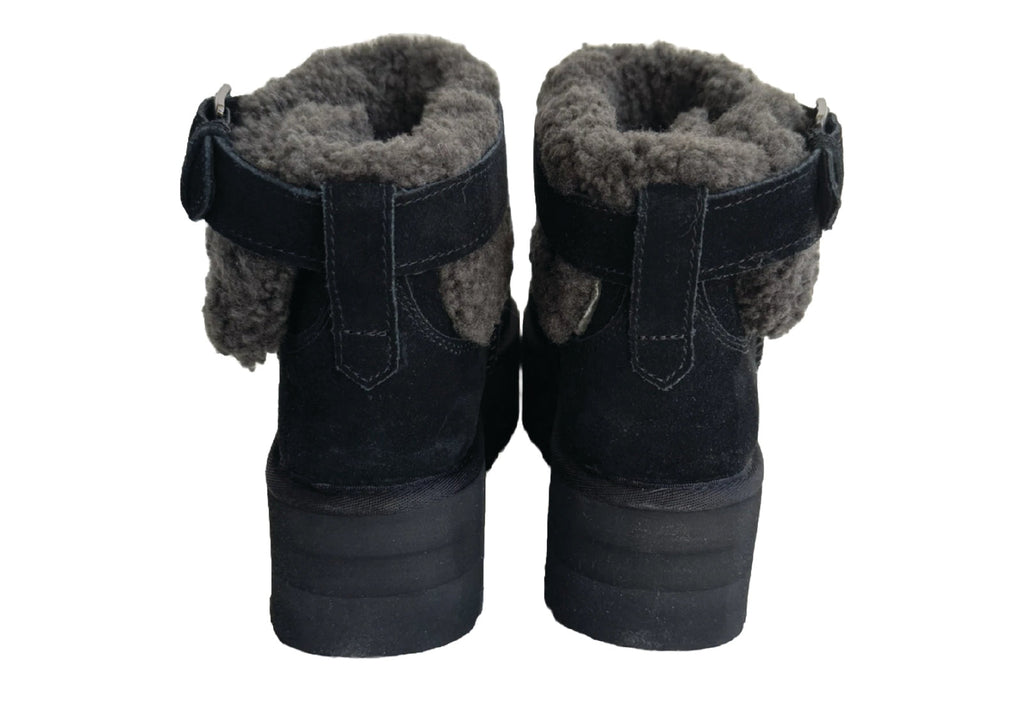 UGG Ultra Mini Belted Roller Boot Black Women's