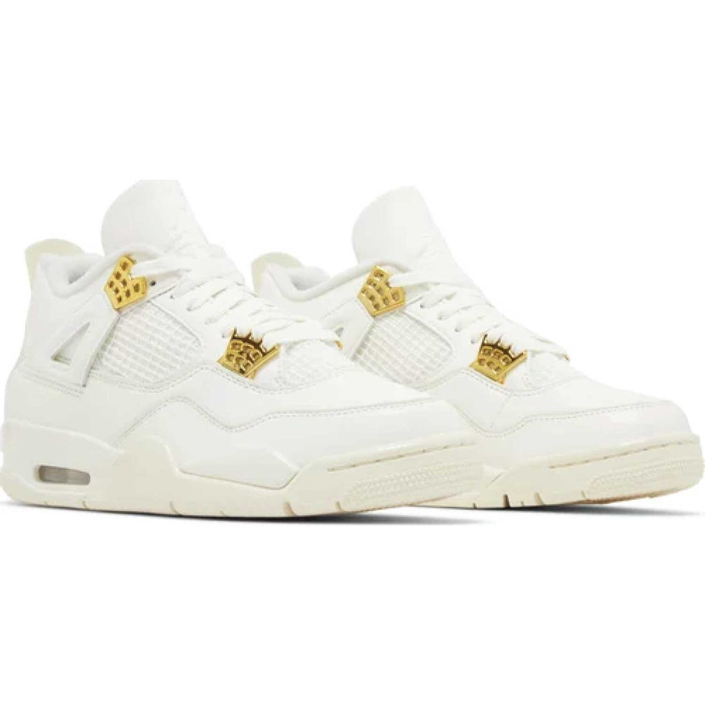 Wmns Air Jordan 4 Retro ‘Metallic Sail Gold’