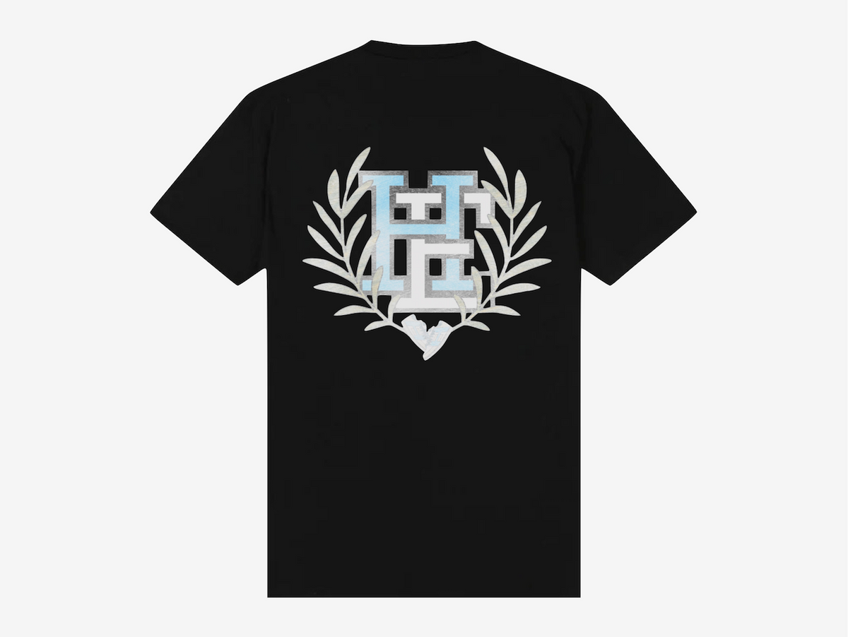 Hyped Economy Crest Logo T-Shirt Black