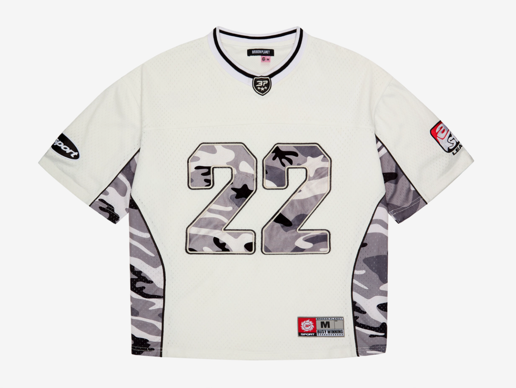 Broken Planet Football Jersey Star Camo