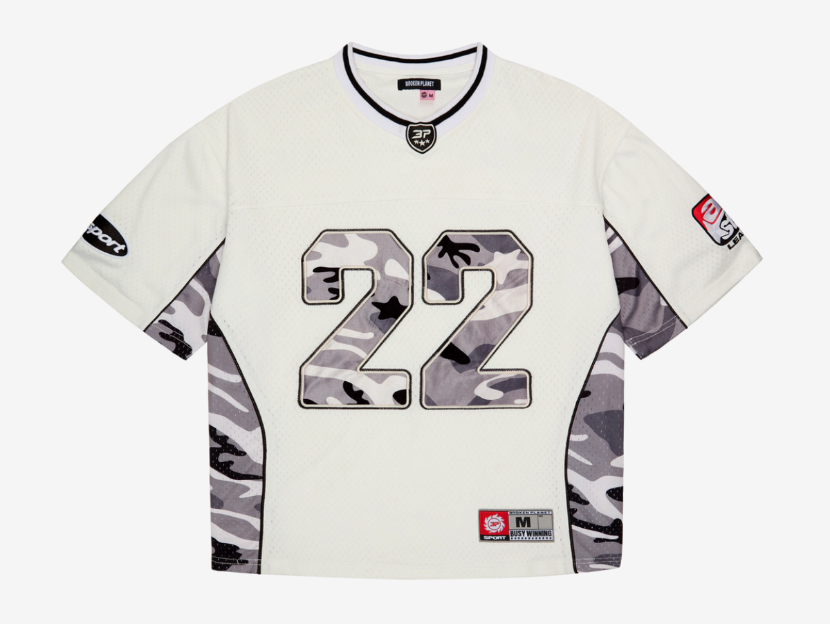 Broken Planet Football Jersey Star Camo