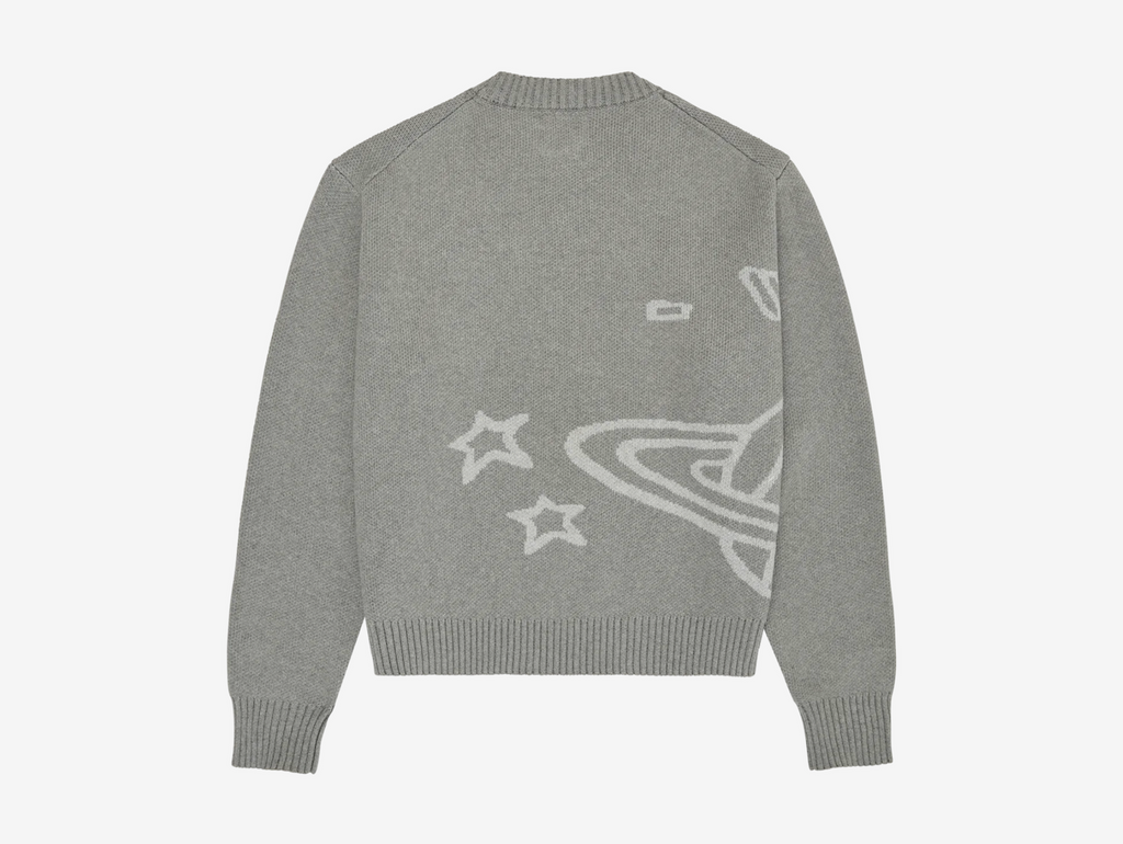 Broken Planet Knit Sweater Heather Grey