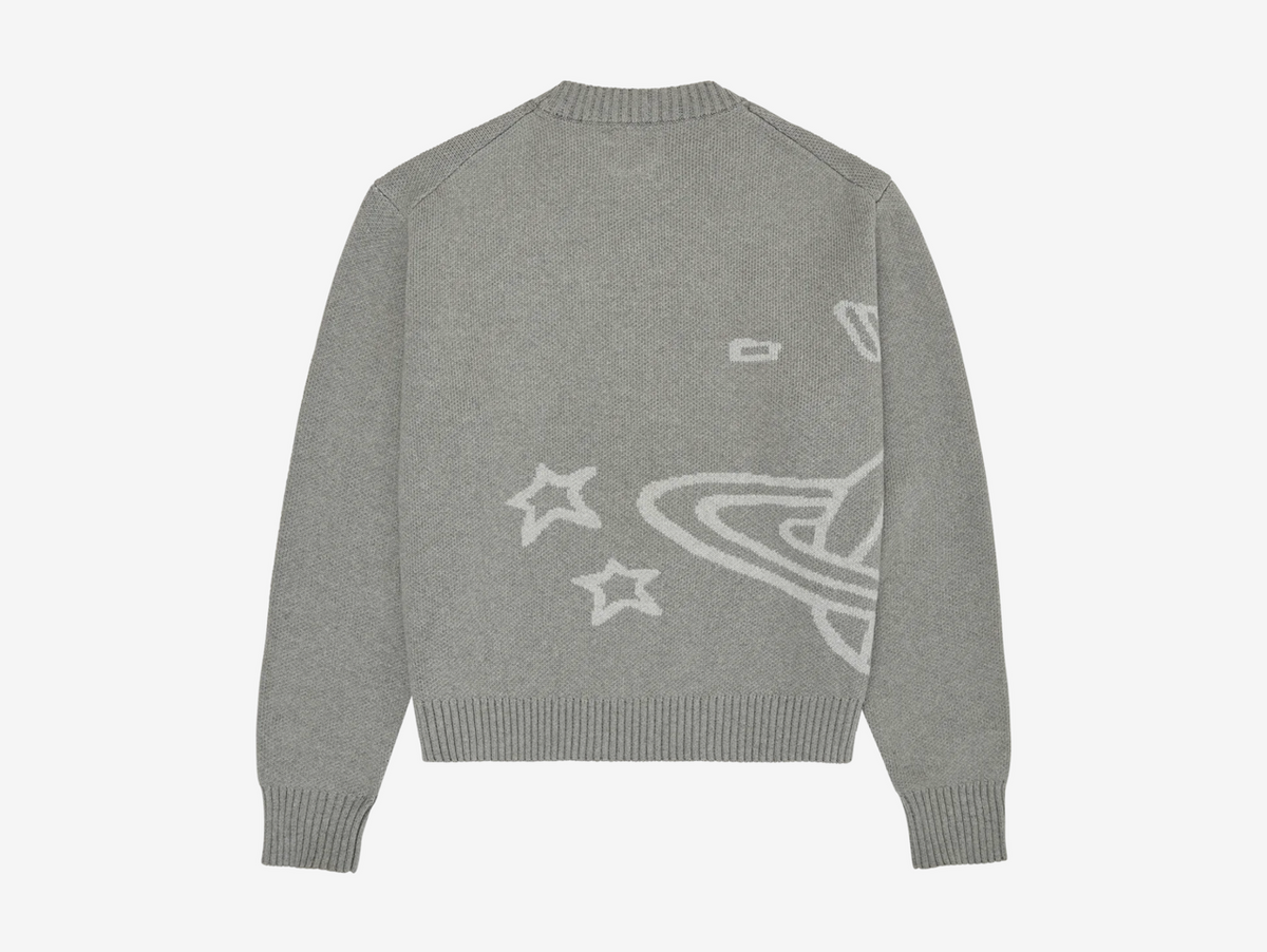 Broken Planet Knit Sweater Heather Grey