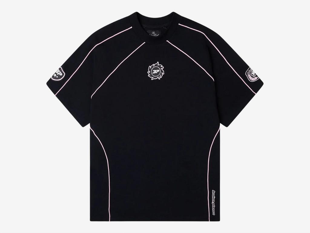 Broken Planet Performance T-Shirt Black Pink