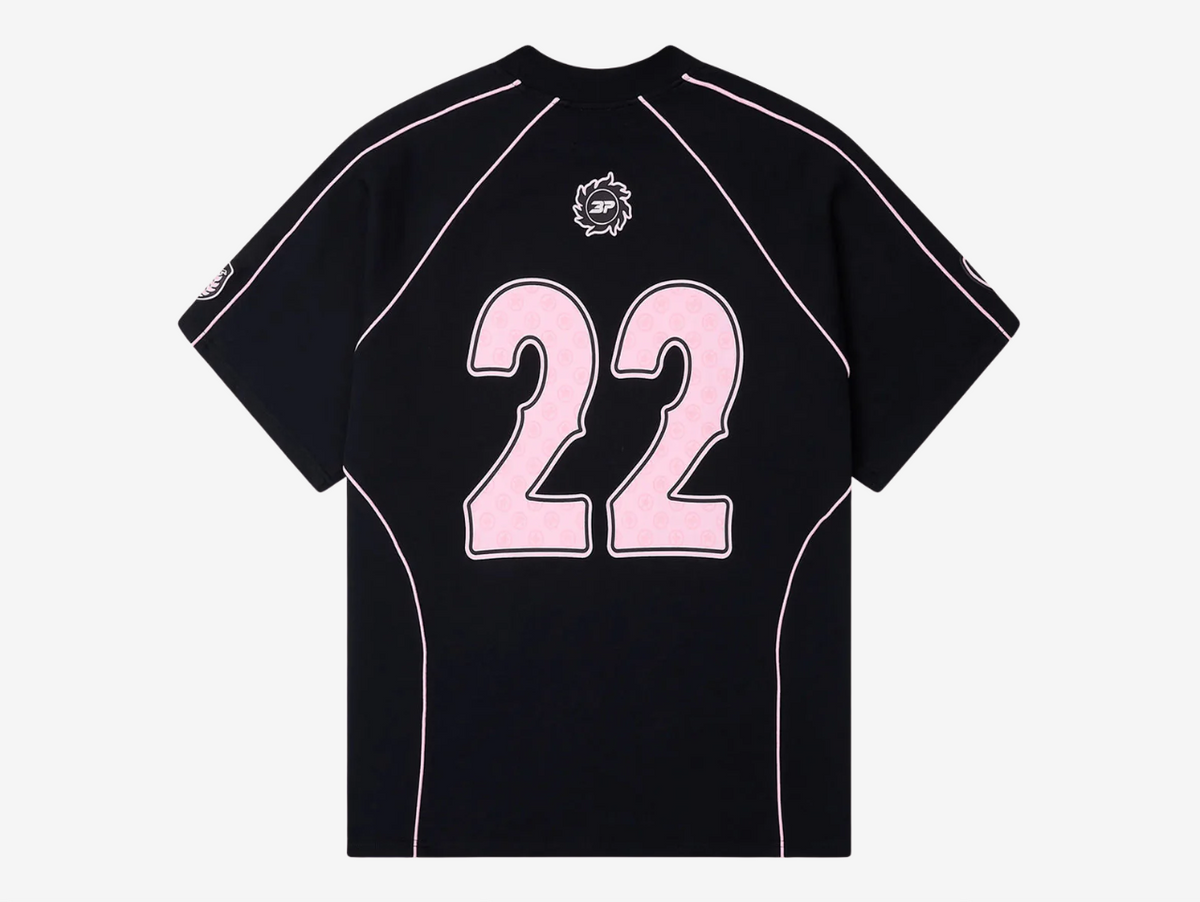 Broken Planet Performance T-Shirt Black Pink