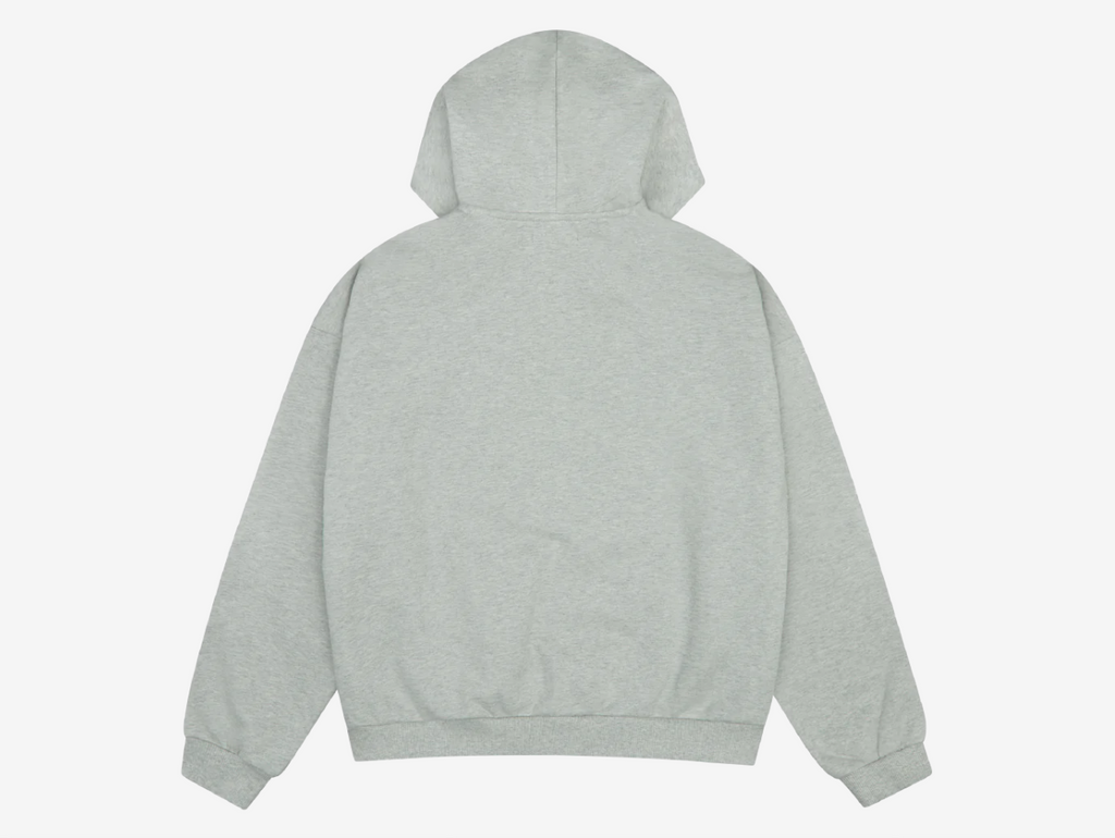 Broken Planet Zip-Up Hoodie Ash Grey