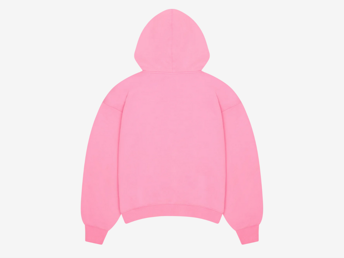 Broken Planet Zip-Up Hoodie Candy Pink