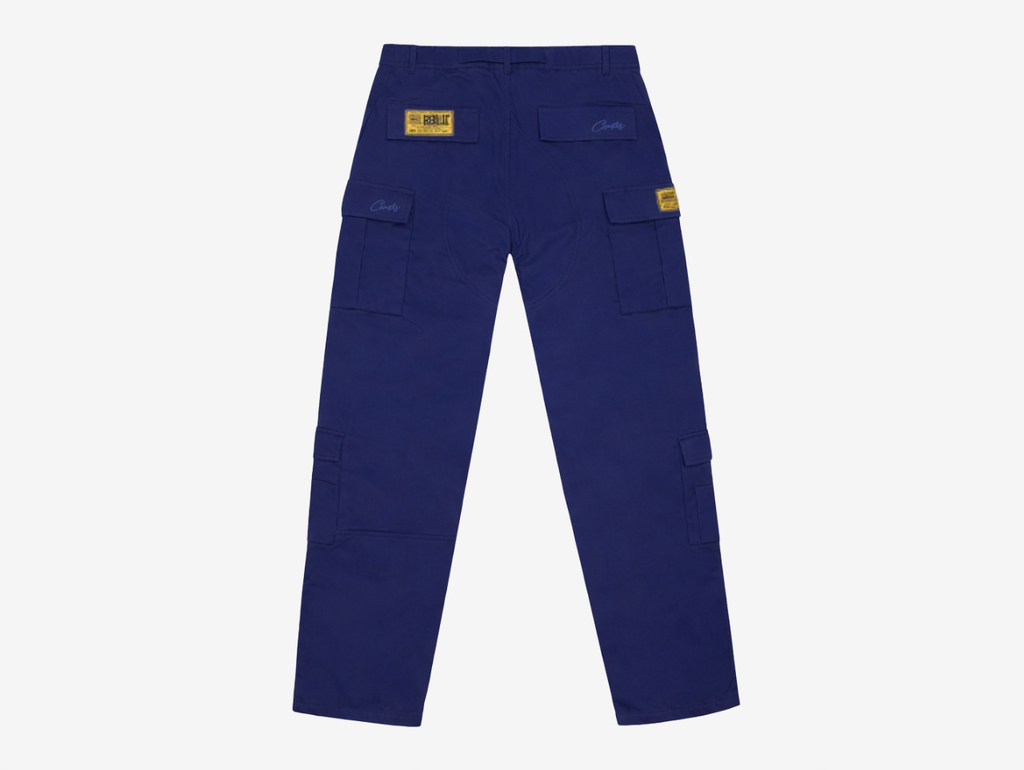 Corteiz Alcatraz Cargo Trousers Navy