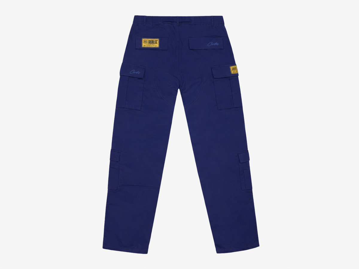 Corteiz Alcatraz Cargo Trousers Navy