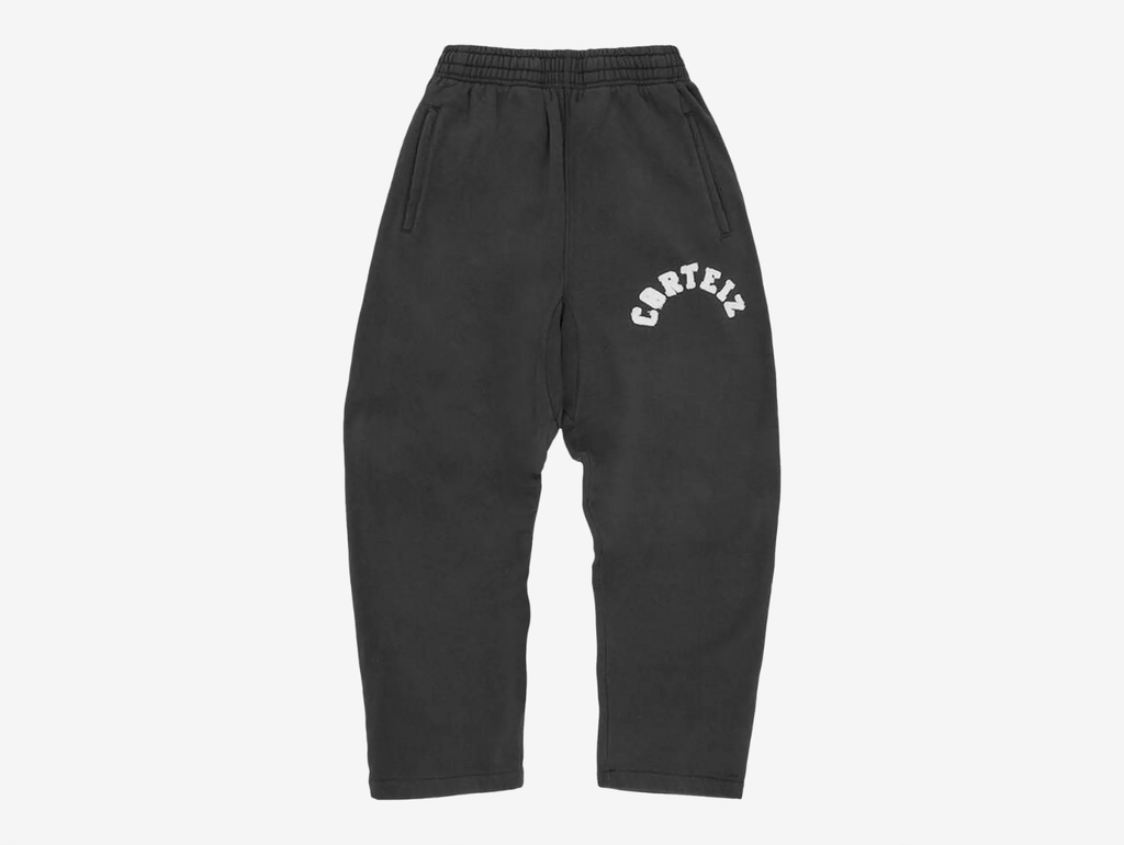 Corteiz Colly Arch Logo Sweatpants Black