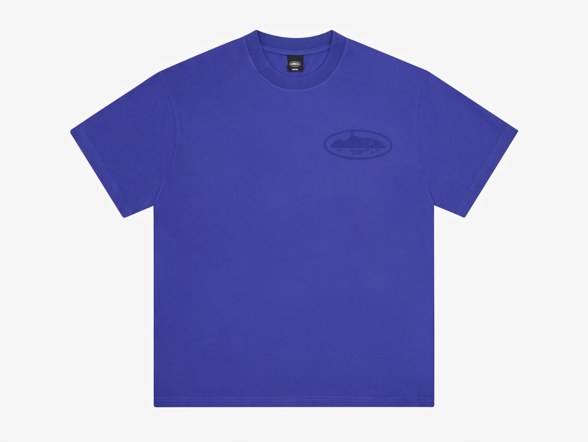 Corteiz Island Knockout T-Shirt Indigo Blue