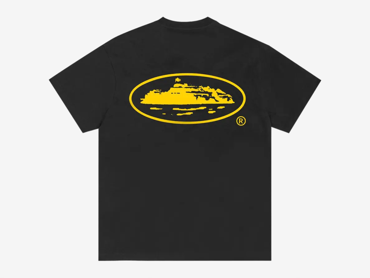 Corteiz Island T-Shirt Black Yellow