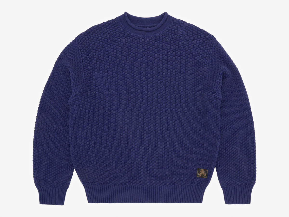 Corteiz Guerillaz Knit Sweater Navy
