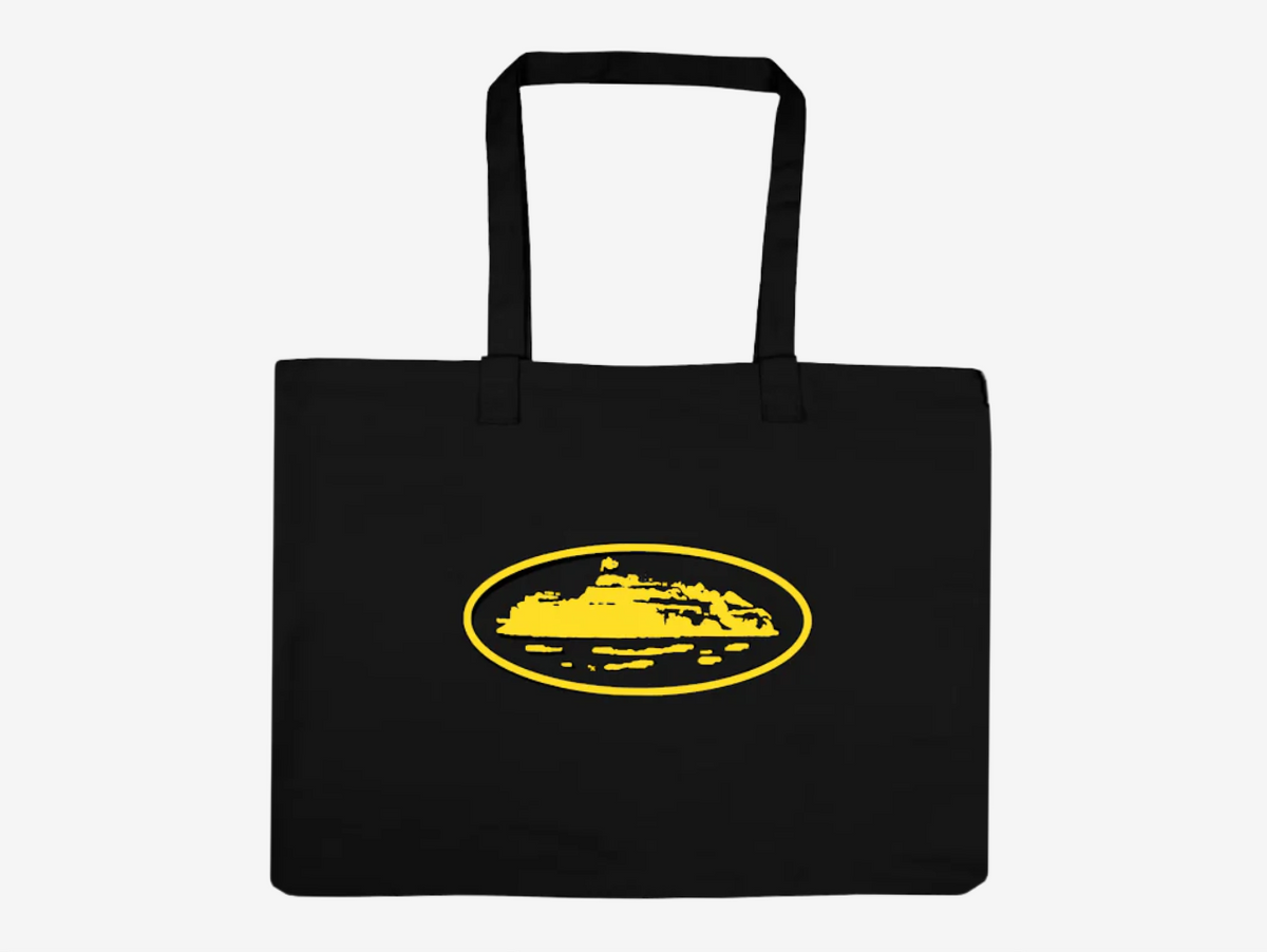 Corteiz Tote Bag Black Yellow