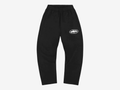 Corteiz Island Wide Leg Sweatpants Black White