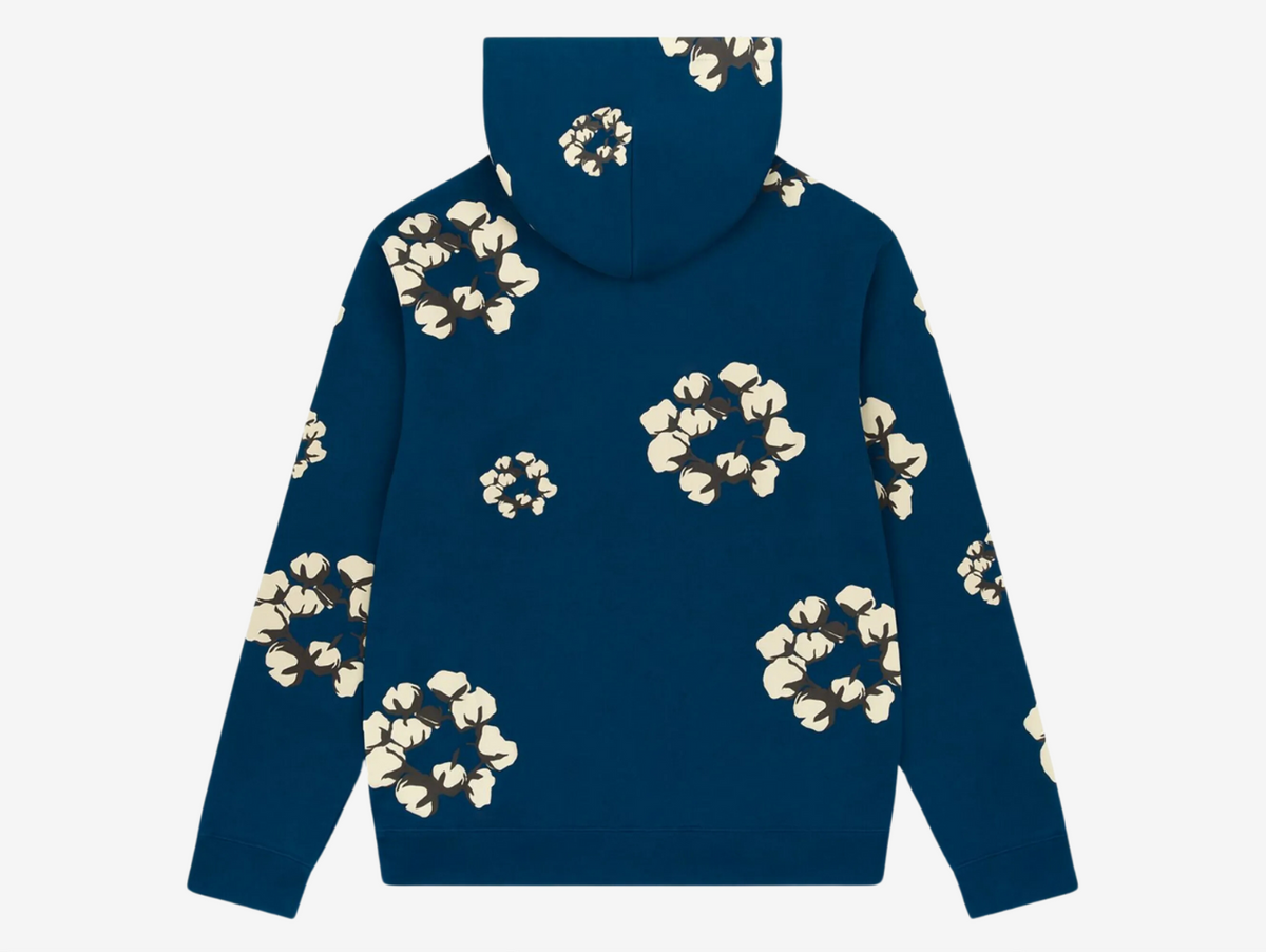 Denim Tears x CPFM Cactus Tears Wreath Hoodie Navy