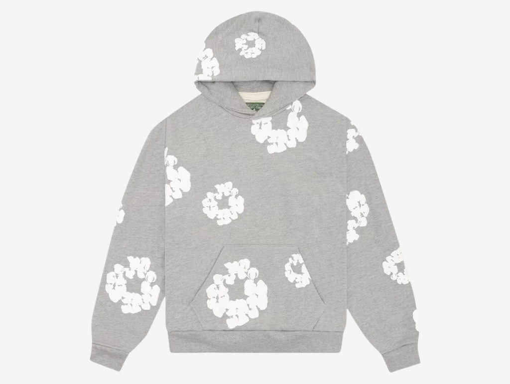 Denim Tears Cotton Wreath Hoodie Grey