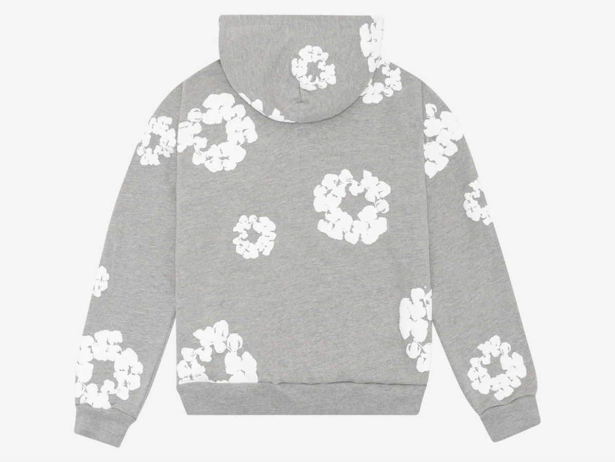 Denim Tears Cotton Wreath Hoodie Grey