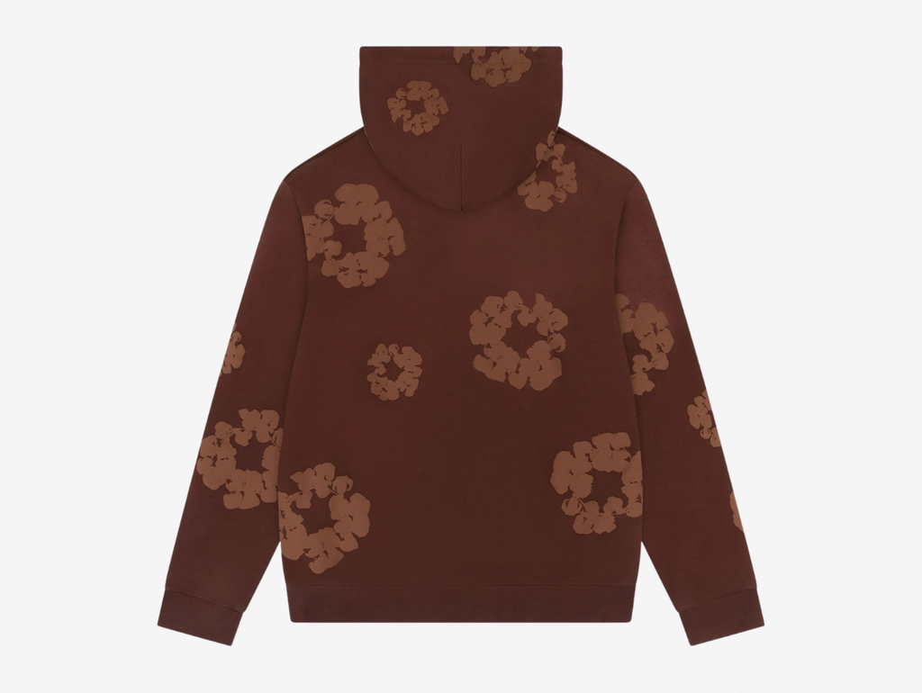 Denim Tears Cotton Wreath Hoodie Monochrome Brown