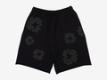 Denim Tears Cotton Wreath Shorts Monochrome Black (SS26)