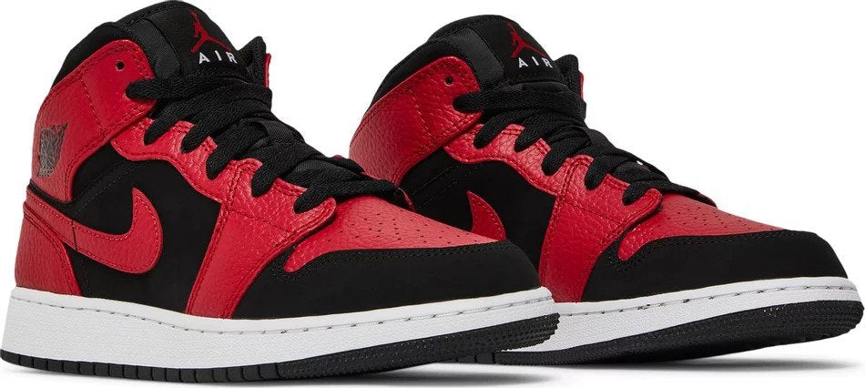 Air Jordan 1 Mid GS ‘Black Gym Red’
