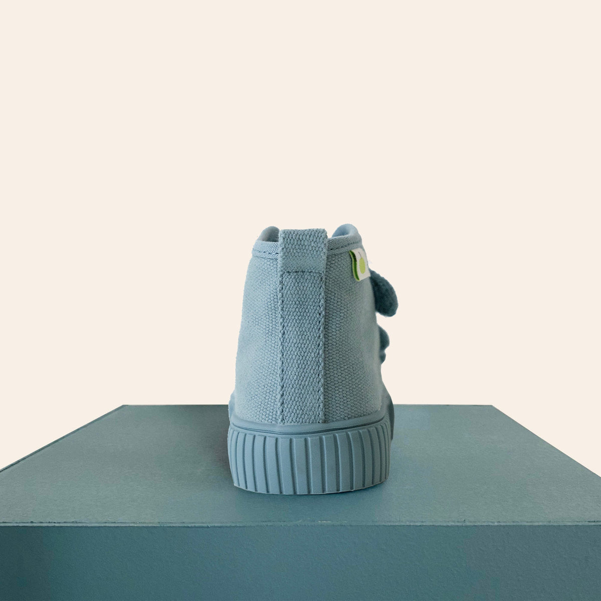 Organic Cotton High Top Sneaker - Blue