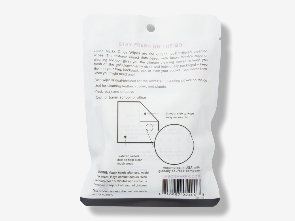 Jason Markk Quick Wipes 3 Pack
