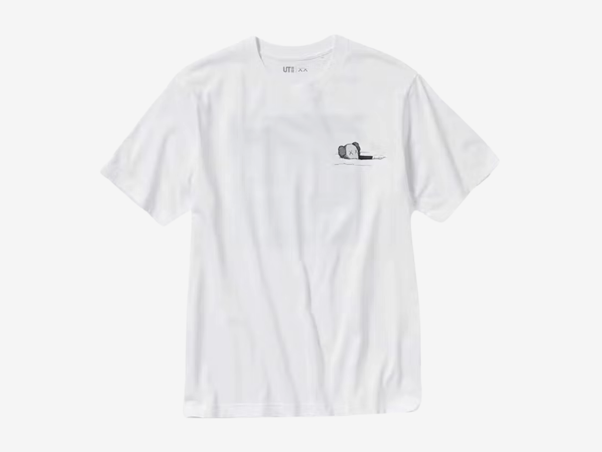KAWS x Uniqlo UT Artbook Cover T-Shirt White