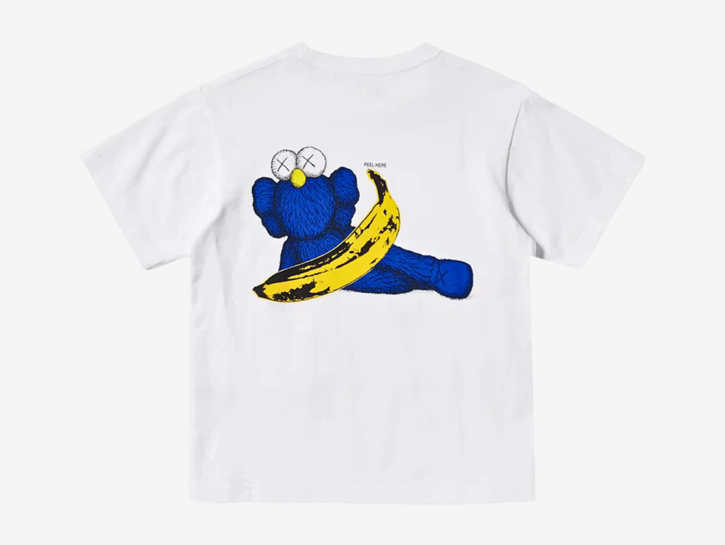 KAWS x Uniqlo Warhol UT Banana T-Shirt White