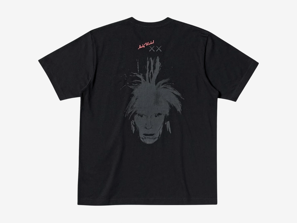 KAWS x Uniqlo Warhol UT Self Portrait T-Shirt Black