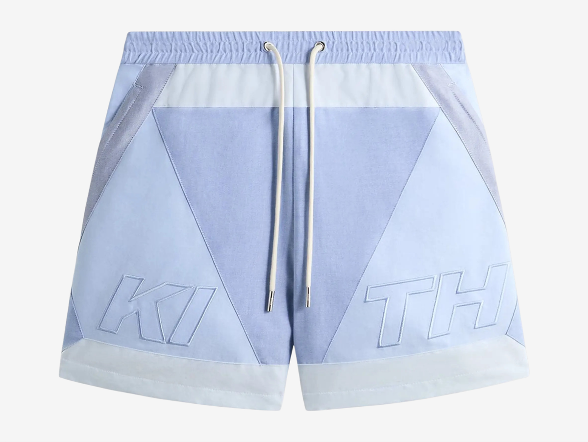 Kith Oxford Turbo Shorts Milky Way Baby Blue