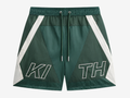 Kith Washed Nylon Turbo Shorts Chronicle Dark Green