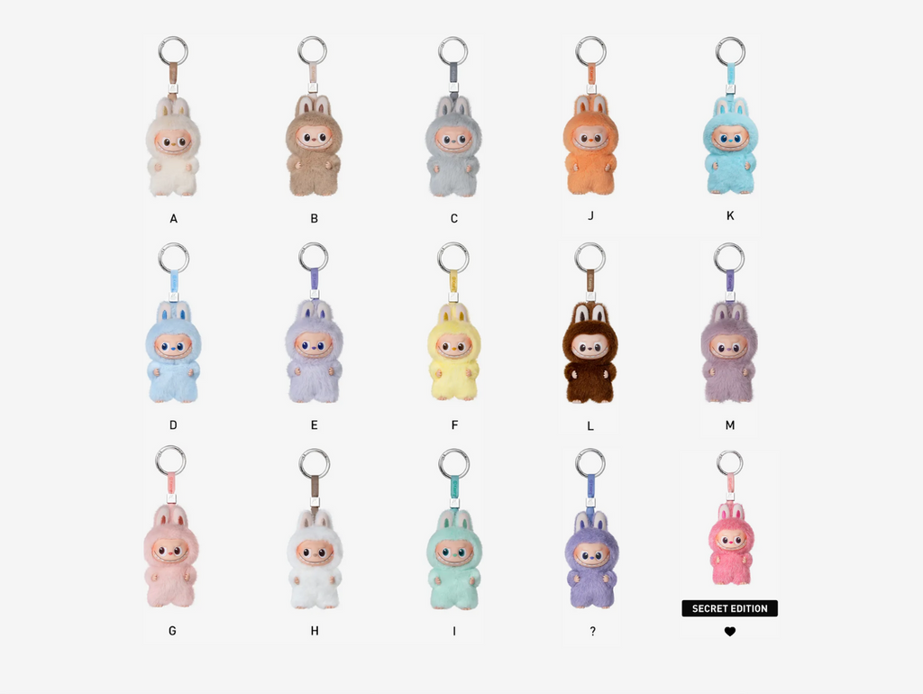 Pop Mart Labubu The Monsters Pin For Love Full Case (A-M)
