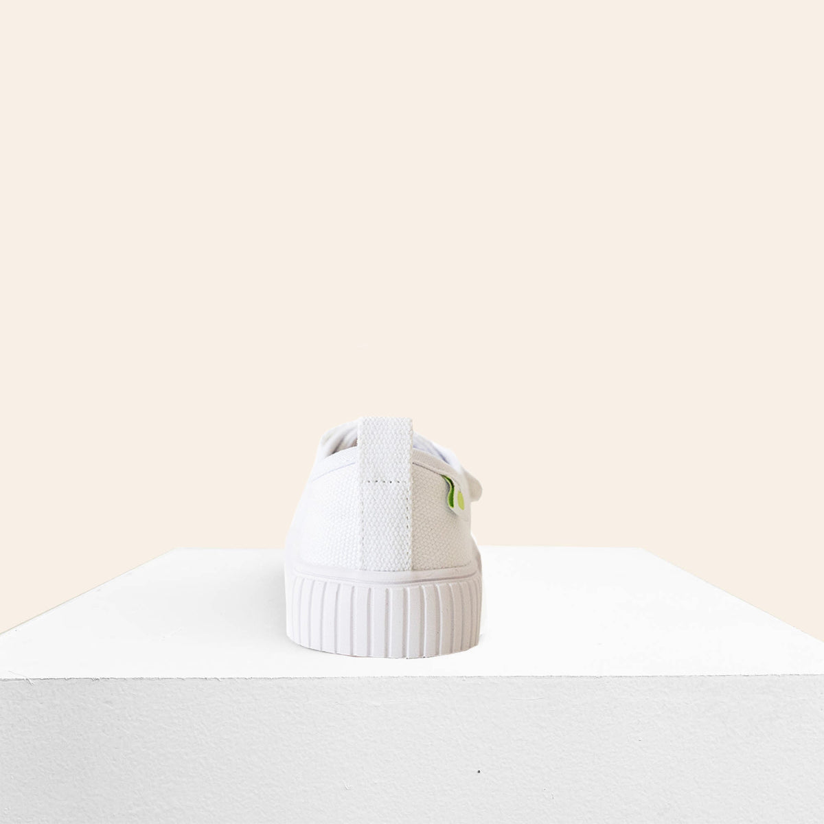 Organic Cotton Low Top Sneaker - White
