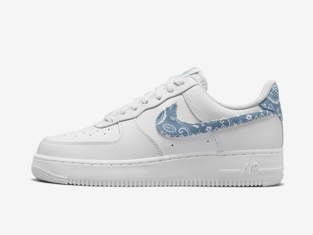 Nike Air Force 1 Low White Blue Paisley (W)