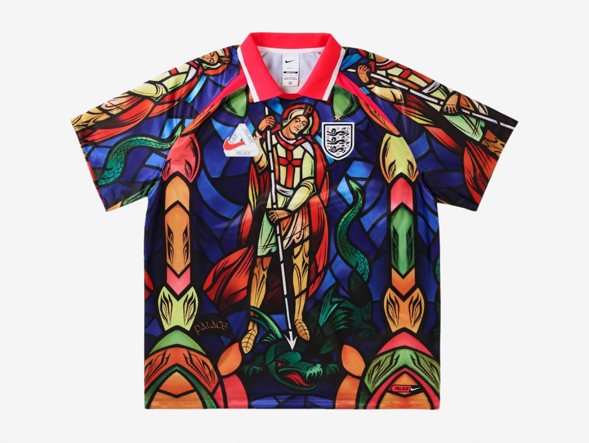 Palace x Nike England Football Jersey Bright Crimson